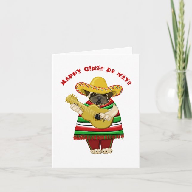 Cinco de Mayo Pug Cards (Front)