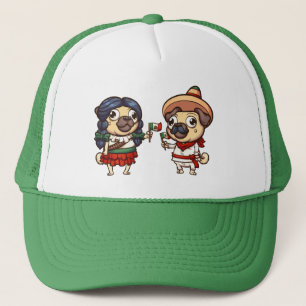 Cinco De Mayo Pugs Trucker Hat