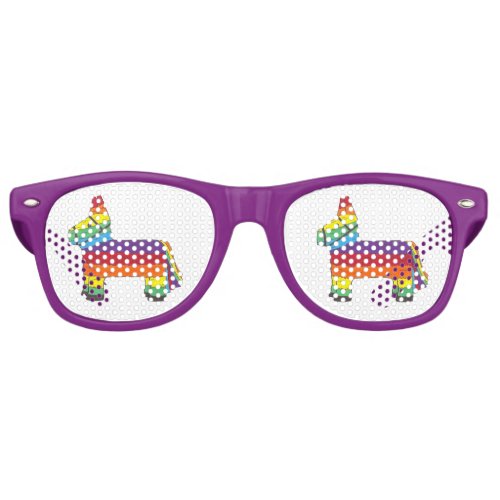 Cinco de Mayo Rainbow Fiesta Birthday Party Pride Retro Sunglasses