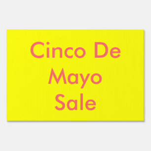 Cinco De Mayo Sale Sign
