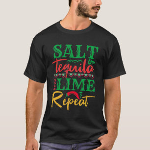 Cinco de Mayo - salt tequila lime repeat T-Shirt