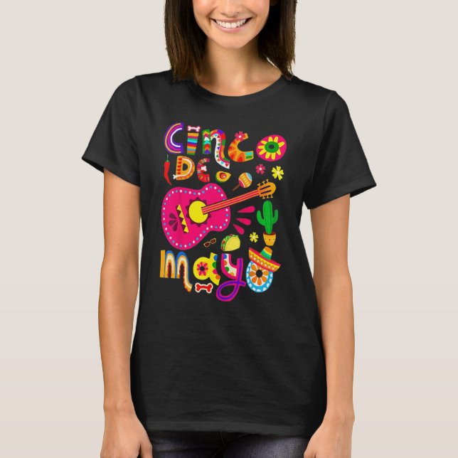 Cinco De Mayo Shirt Mexican Fiesta 5 De Mayo Women (Front)