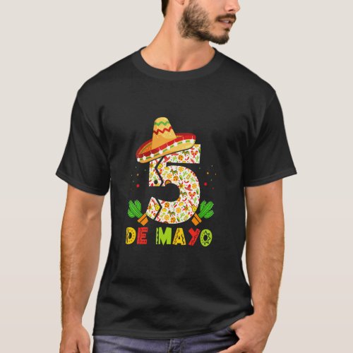 Cinco De Mayo  Sombrero Mexican 5 De Mayo 1  T_Shirt