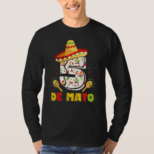Cinco De Mayo Sombrero Mexican 5 De Mayo T_Shirt