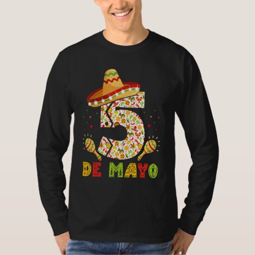 Cinco De Mayo  Sombrero Mexican 5 De Mayo T_Shirt