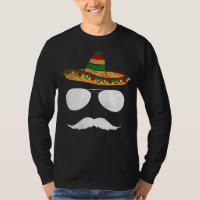 Cinco De Mayo Sombrero Mustache Face Sunglasses Me