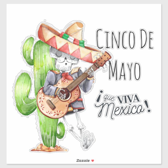 Cinco De Mayo  Sticker (Sheet)
