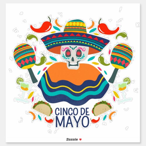 Cinco De Mayo  Sticker