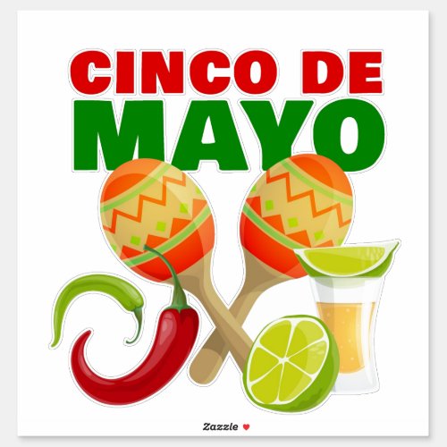 Cinco De Mayo  Sticker