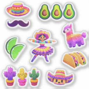 Cinco de Mayo Sticker Set