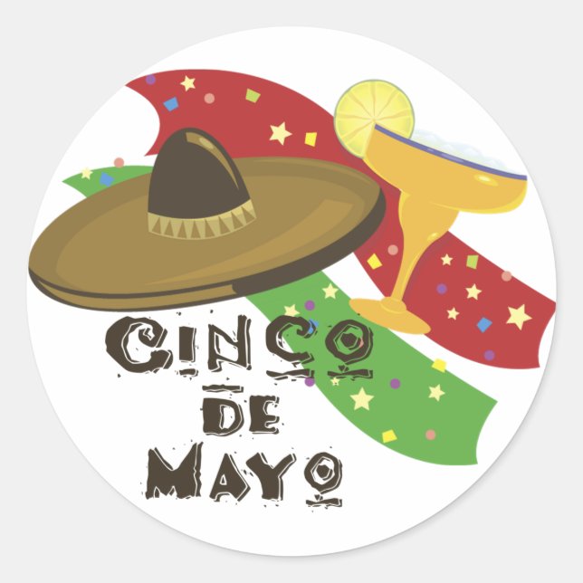 Cinco de Mayo stickers (Front)