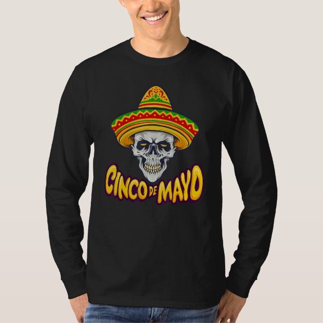 Cinco De Mayo Surprise 5 De Mayo Viva Mexico Sombr T-Shirt (Front)