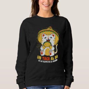 Cinco de Mayo Taco Cat   Sweatshirt