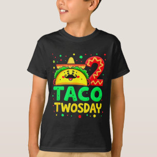 Cinco De Mayo Taco Twosday 2nd Birthday Party _4  T-Shirt