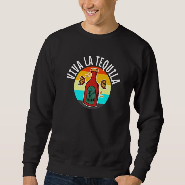 Cinco de mayo tequila mexico taco margarita fiesta sweatshirt (Front)