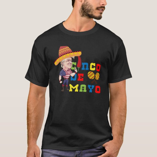 Cinco De Mayo Tequila Tacos Mexican Beer Happy Cin T-Shirt (Front)
