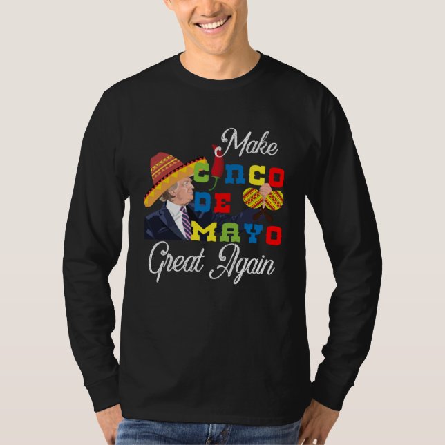 Cinco De Mayo Tequila Tacos Mexican Beer Happy Cin T-Shirt (Front)