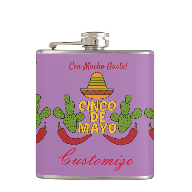 Cinco de Mayo Thunder_Cove Flask (Front)
