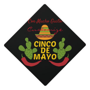 Cinco de Mayo Thunder_Cove Graduation Cap Topper