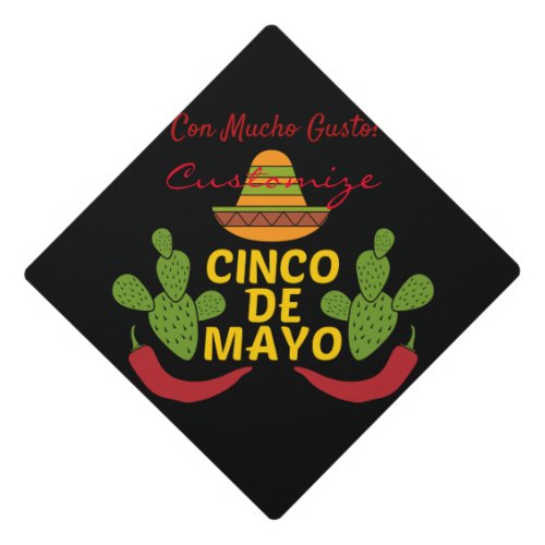 Cinco de Mayo Thunder_Cove Graduation Cap Topper