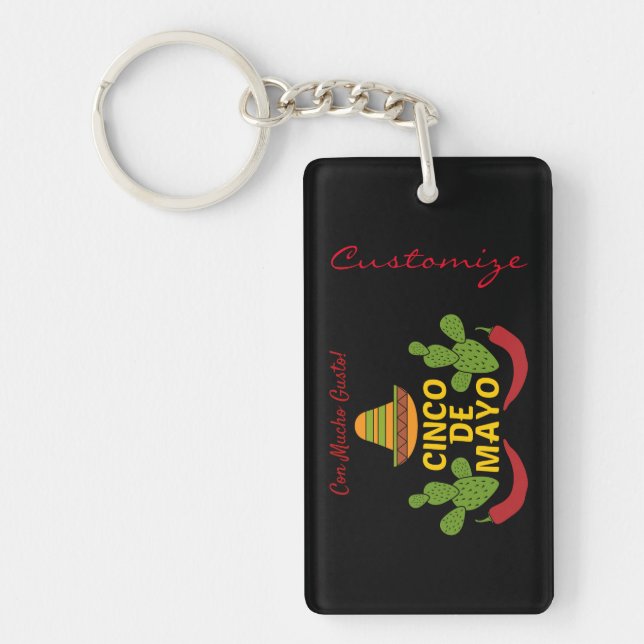 Cinco de Mayo Thunder_Cove Keychain (Front)