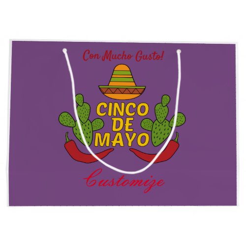 Cinco de Mayo Thunder_Cove Large Gift Bag