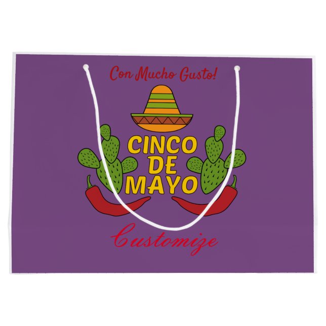 Cinco de Mayo Thunder_Cove Large Gift Bag (Back)