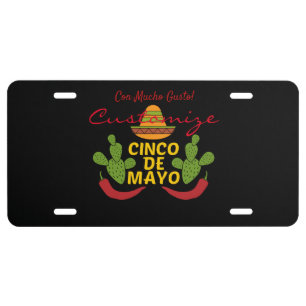 Cinco de Mayo Thunder_Cove License Plate
