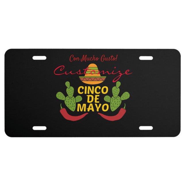 Cinco de Mayo Thunder_Cove License Plate (Front)