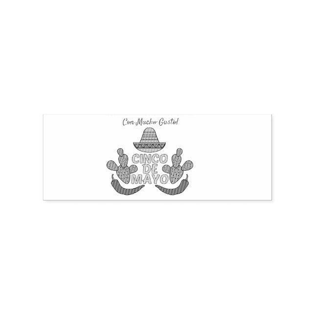 Cinco de Mayo Thunder_Cove Rubber Stamp (Imprint)