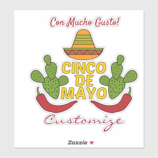 Cinco de Mayo Thunder_Cove Sticker (Sheet)