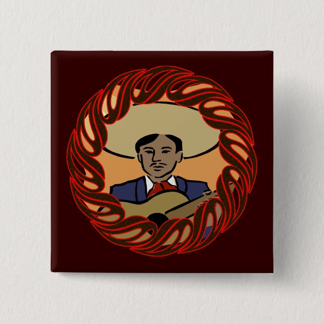 Cinco de Mayo Tradition Button (Front)