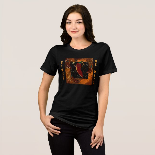 Cinco de Mayo  Tri-Blend Shirt (Front Full)