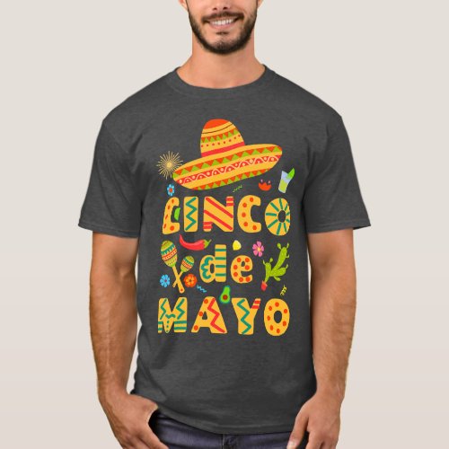 Cinco De Mayo Tshirt Men Women Kids Mexican Fiesta