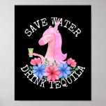 Cinco De Mayo Unicorn Save Water Drink Tequila Poster<br><div class="desc">Cinco De Mayo Unicorn Save Water Drink Tequila Men Women Gift. Perfect gift for your dad,  mom,  papa,  men,  women,  friend and family members on Thanksgiving Day,  Christmas Day,  Mothers Day,  Fathers Day,  4th of July,  1776 Independent day,  Veterans Day,  Halloween Day,  Patrick's Day</div>