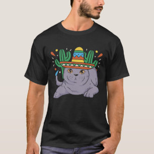 Cinco de Meow Cat  Mexico Pride Mexican Cinco De M T-Shirt