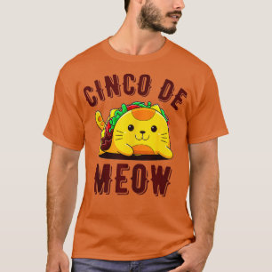 Cinco De Meow Funny aco Cat Kitten Lover Cinco De  T-Shirt