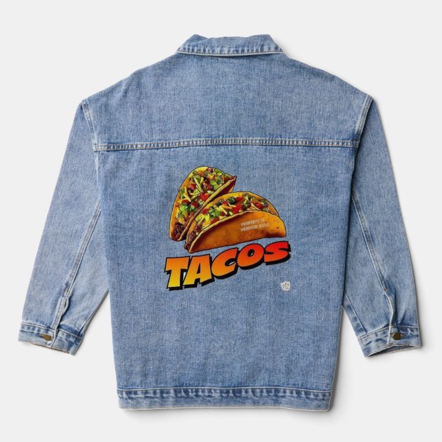 Cinco de Taco - Cinco De Mayo Denim Jacket (Back)