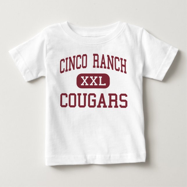 Cinco Ranch - Cougars - High School - Katy Texas Baby T-Shirt (Front)
