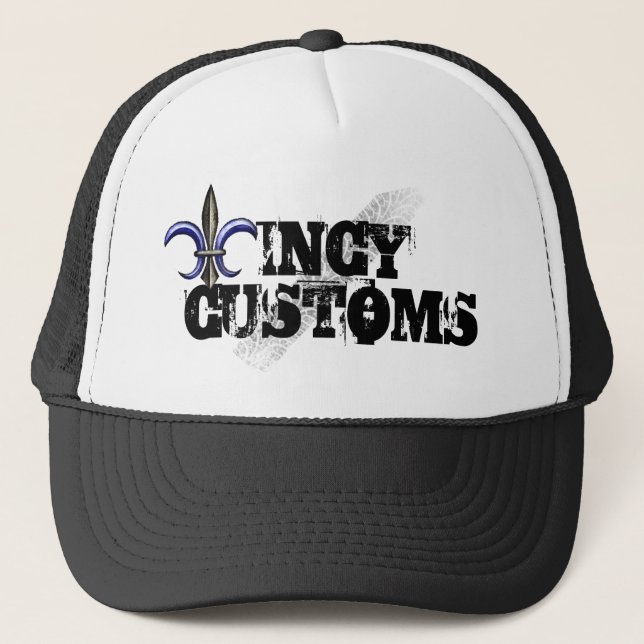 Cincy Customs HAT! Trucker Hat (Front)