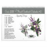 Cinda&#39;s Diy Sympathy Floral Cookbook Calendar #2 at Zazzle