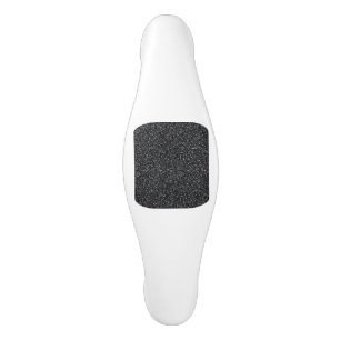Cinder Black Glitter Ceramic Cabinet Pull