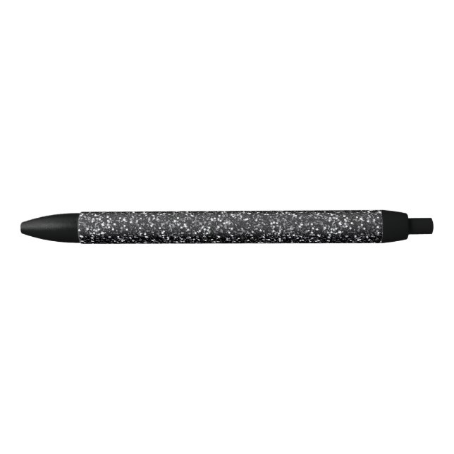 Cinder Black Glitter Pen (Front)