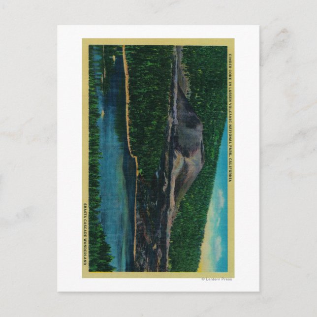 Cinder Cone in Lassen Volcanic National Park Postcard (Front)
