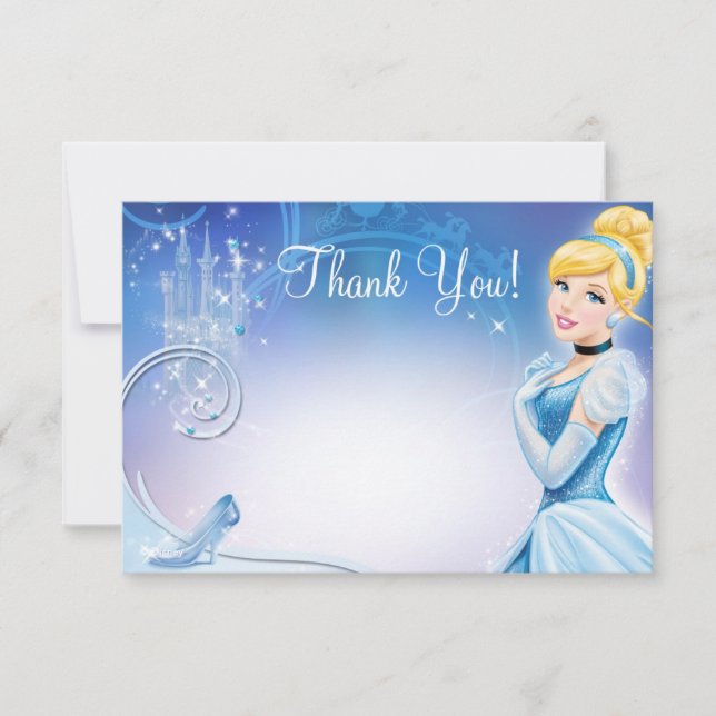 Cinderella 3 Thank You Cards (Front)