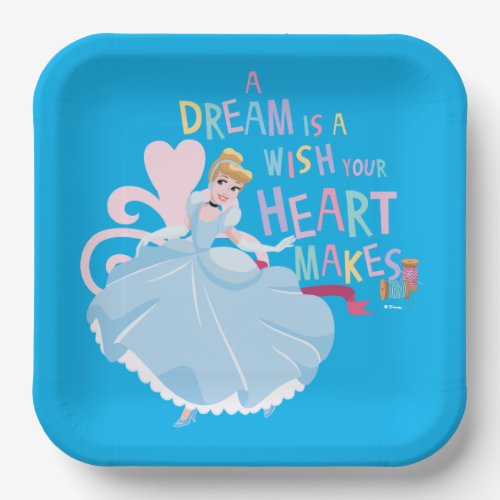 Cinderella  A Dream Is A Wish Your Heart Makes Paper Plates