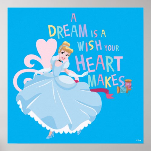 Cinderella  A Dream Is A Wish Your Heart Makes Poster