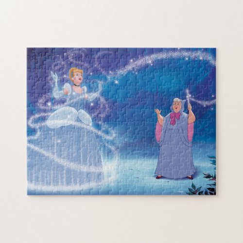 Cinderella and Fairy Godmother Film Still Jigsaw Puzzle - Check out this classic puzzle featuring Cinderella and the Fairy Godmother.