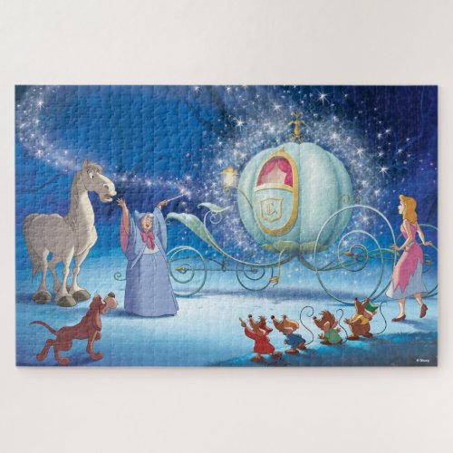 Cinderella and Fairy Godmother Film Still Jigsaw Puzzle - Check out this classic puzzle featuring Cinderella and the Fairy Godmother.