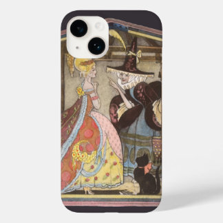 Cinderella and Fairy Godmother, Vintage Fairy Tale Case-Mate iPhone 14 Case
